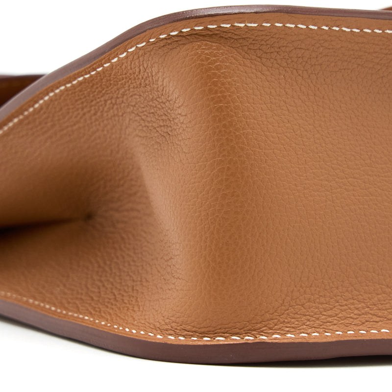 Hermes Halzan 25 Evercolor Gold GHW Stamp Y