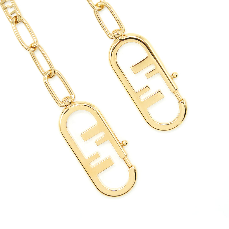 Fendi Logo Chain Strap GHW