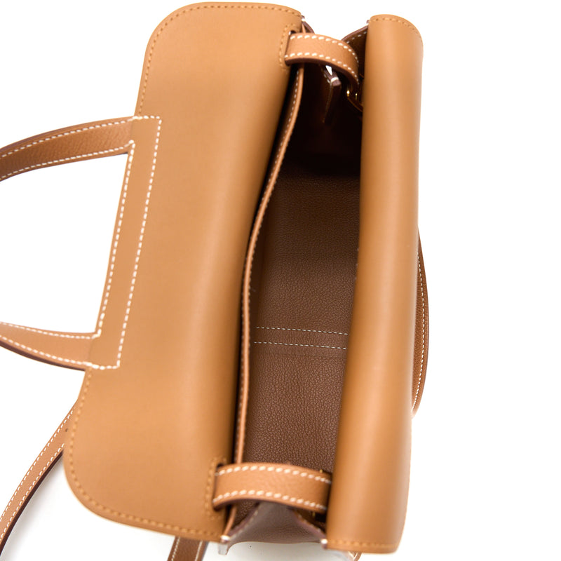 Hermes Halzan 25 Evercolor Gold GHW Stamp Y