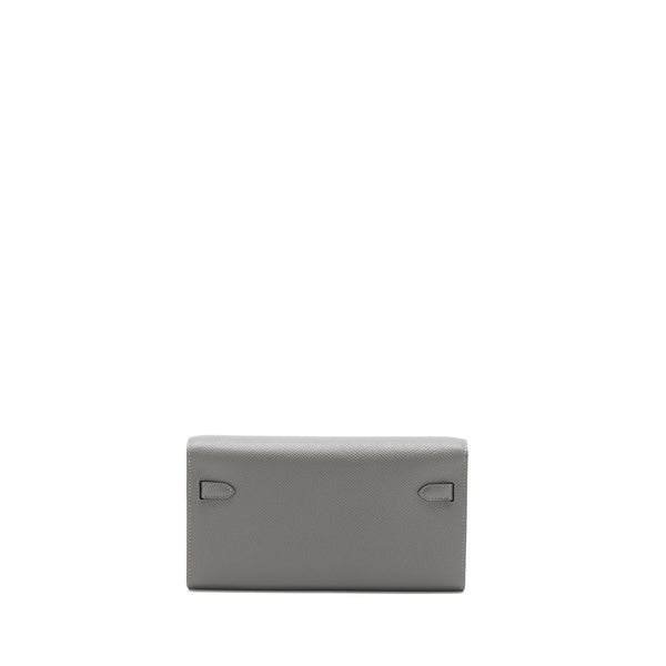 Hermes Kelly To Go Epsom Gris Meyer SHW Stamp U