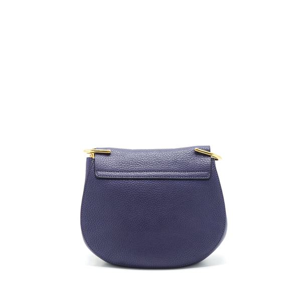 Chloe drew bag Dark blue GHW