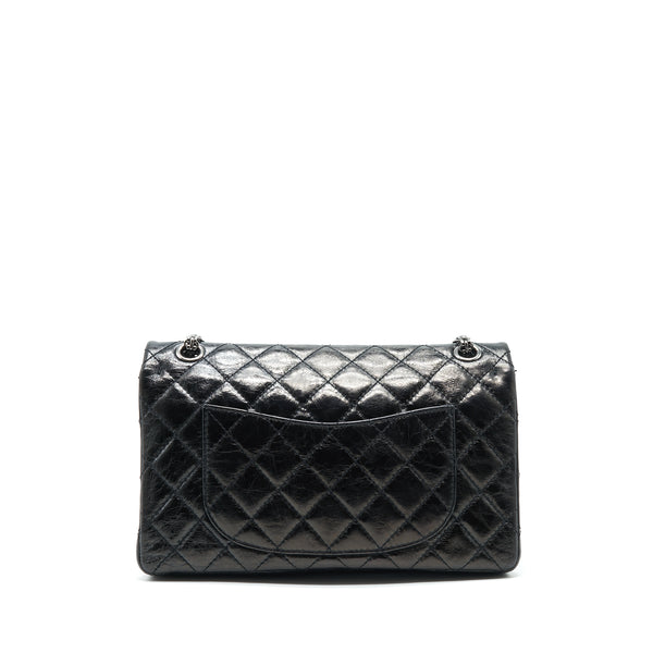 Chanel 2.55 226 reissue double Flap bag Calfskin black SHW