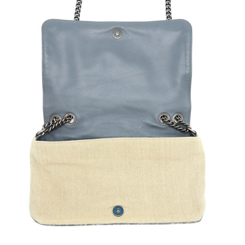 Chanel Graffiti Bag Fabric Multicolour Ruthenium SHW