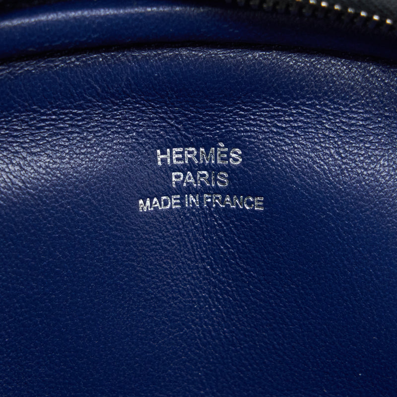 Hermes In The Loop Belt Bag Swift Black/ Blue Saphir SHW Stamp Z
