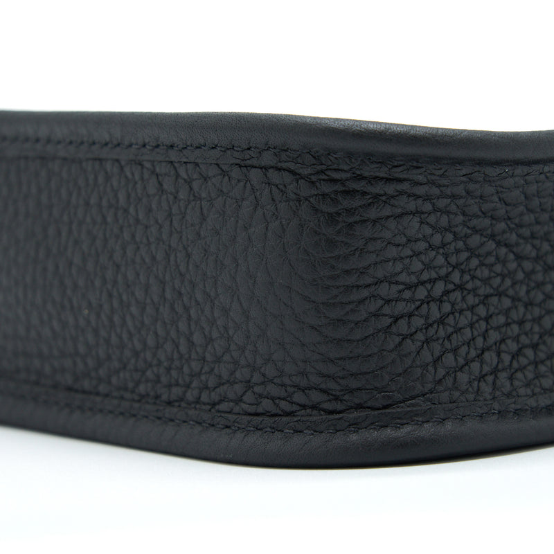 Hermes Mini Evelyne Clemence Black GHW Stamp U
