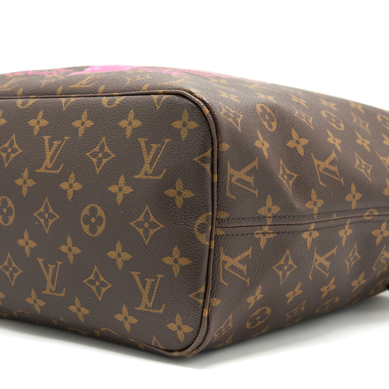 Louis Vuitton Neverfull NM Tote Limited Edition Cities V Monogram Canvas mm Brown