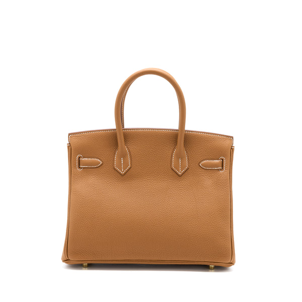 Hermes Birkin 30 Togo 37 Gold GHW Stamp U