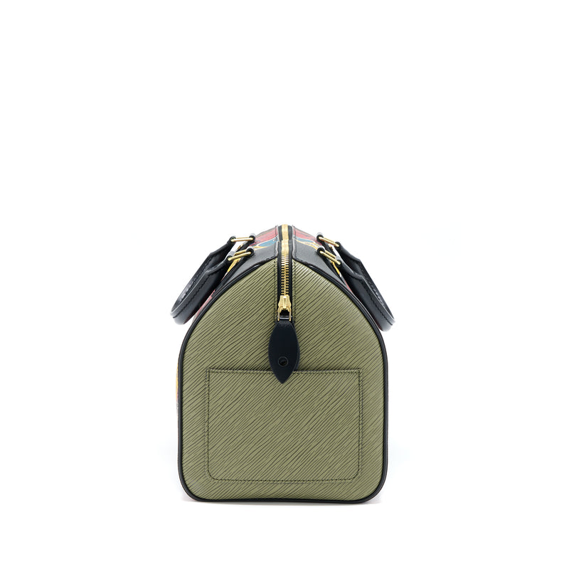 Louis Vuitton Speedy 30 Kabuki-Themed Cruise Monogram Canvas/Epi GHW