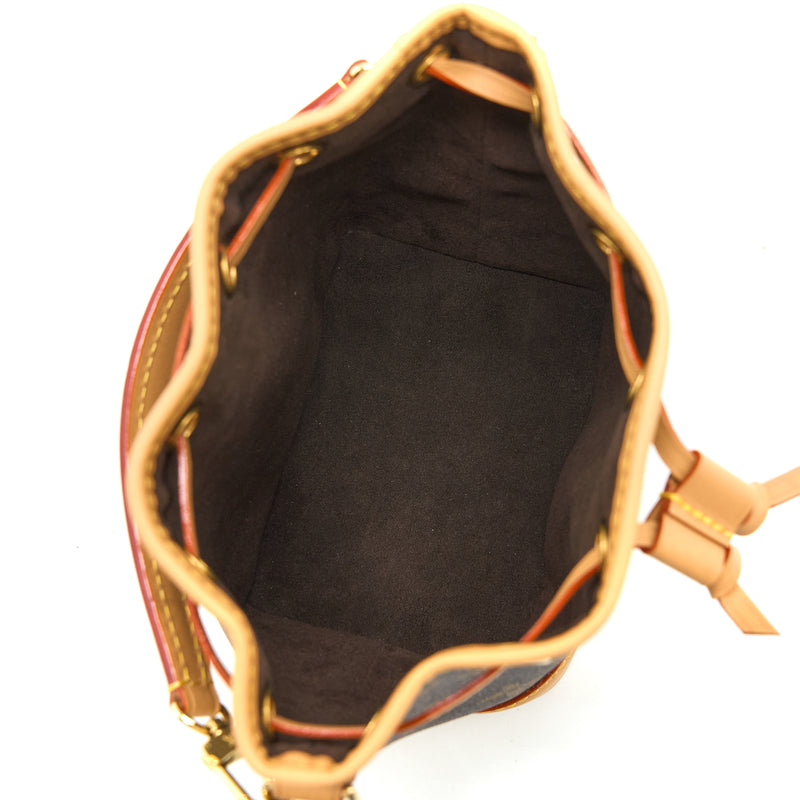 Louis Vuitton Nano Noe Monogram Canvas GHW (New Version)