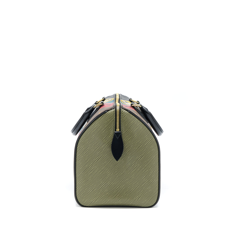 Louis Vuitton Speedy 30 Kabuki-Themed Cruise Monogram Canvas/Epi GHW
