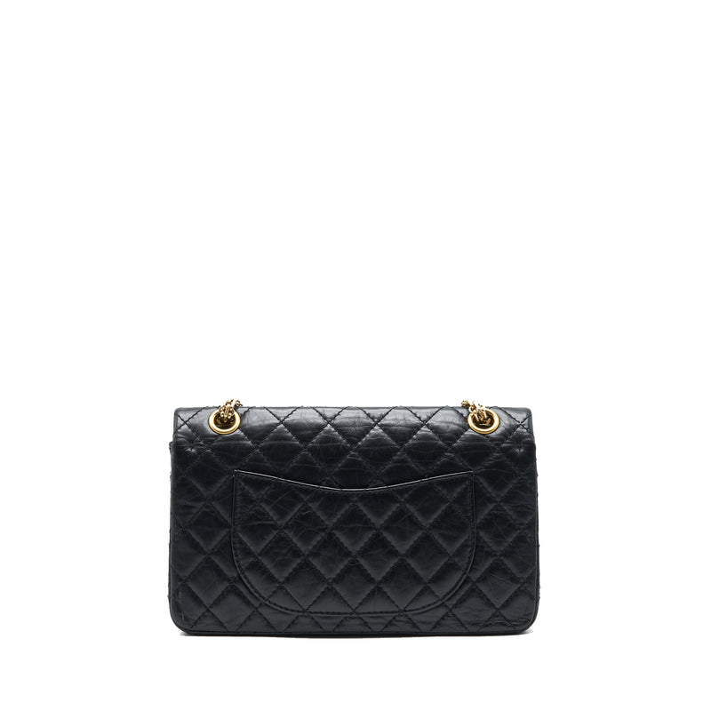 Chanel Black 2.55 Reissue Classic Double Flap Bag RHW 225