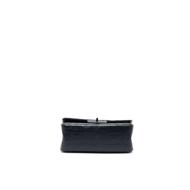 Chanel Mini 2.55 Reissue Chevron Calfskin So Black