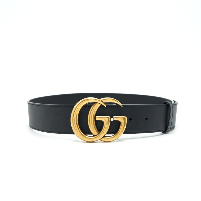 Gucci Wide Leather Belt with G Buckle 4cm wide size 80