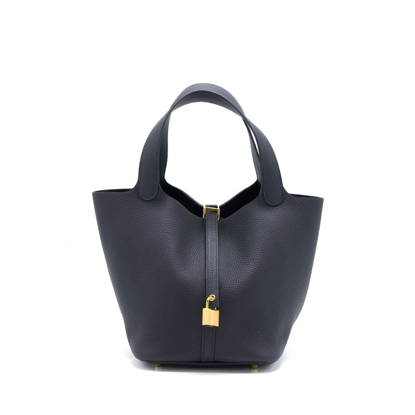 Hermes Picotin 22 Clemence Caban GHW Stamp U
