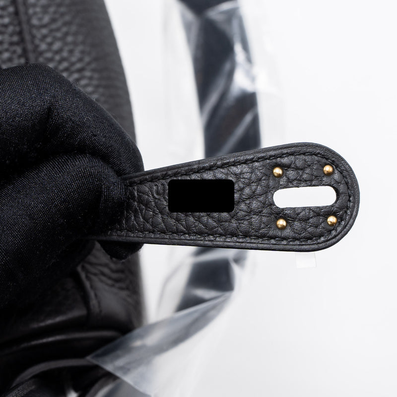 Hermes Lindy 26 Clemence Black GHW Stamp U