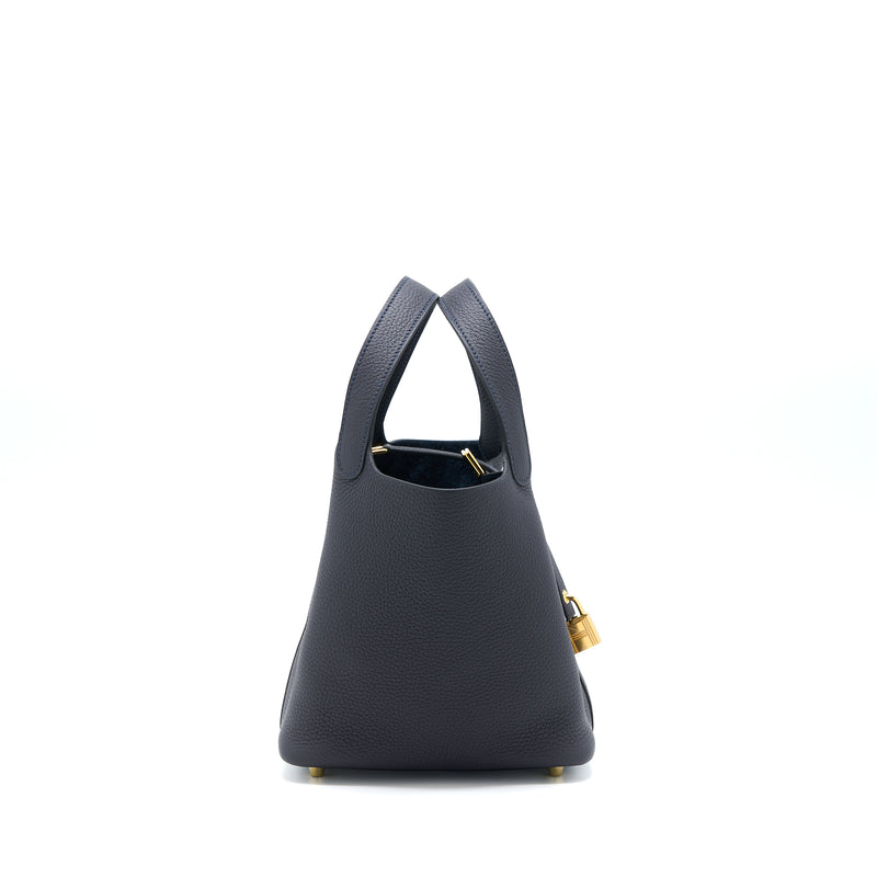 Hermes Picotin 18 Lock Bag Clemence Caban GHW Stamp U