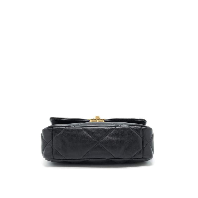 Chanel 19 Small Bag Lambskin Black Multicolour Hardware