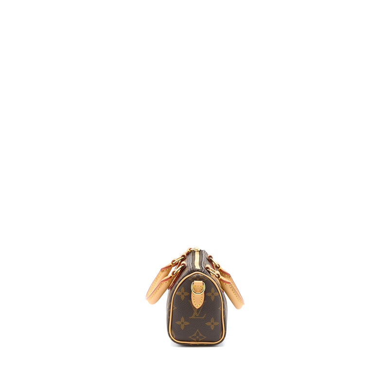 Louis Vuitton Nano Speedy New Version Monogram Canvas GHW