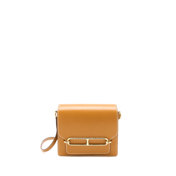 Hermes Mini Roulis Veau Butler Gold GHW Stamp Z