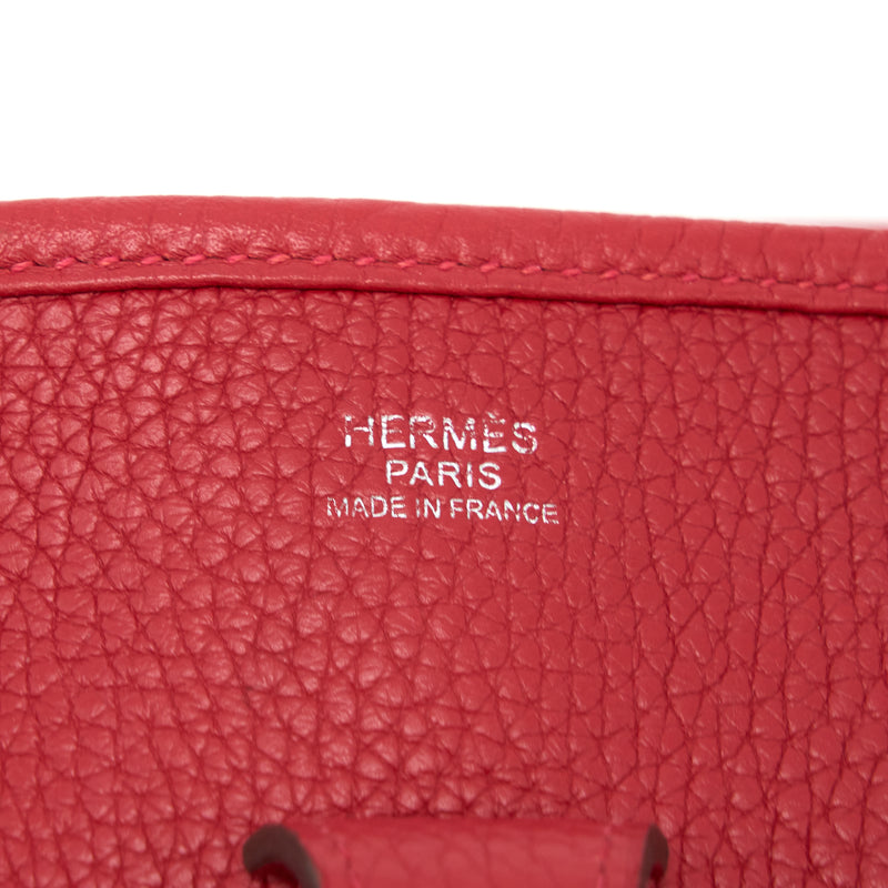 Hermes Evelyn 29 Clemence Red SHW Stamp C