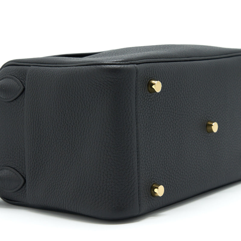 Hermes Lindy 26 Clemence Black GHW Stamp Z