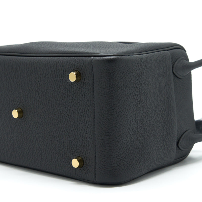 Hermes Lindy 26 Clemence Black GHW Stamp Z