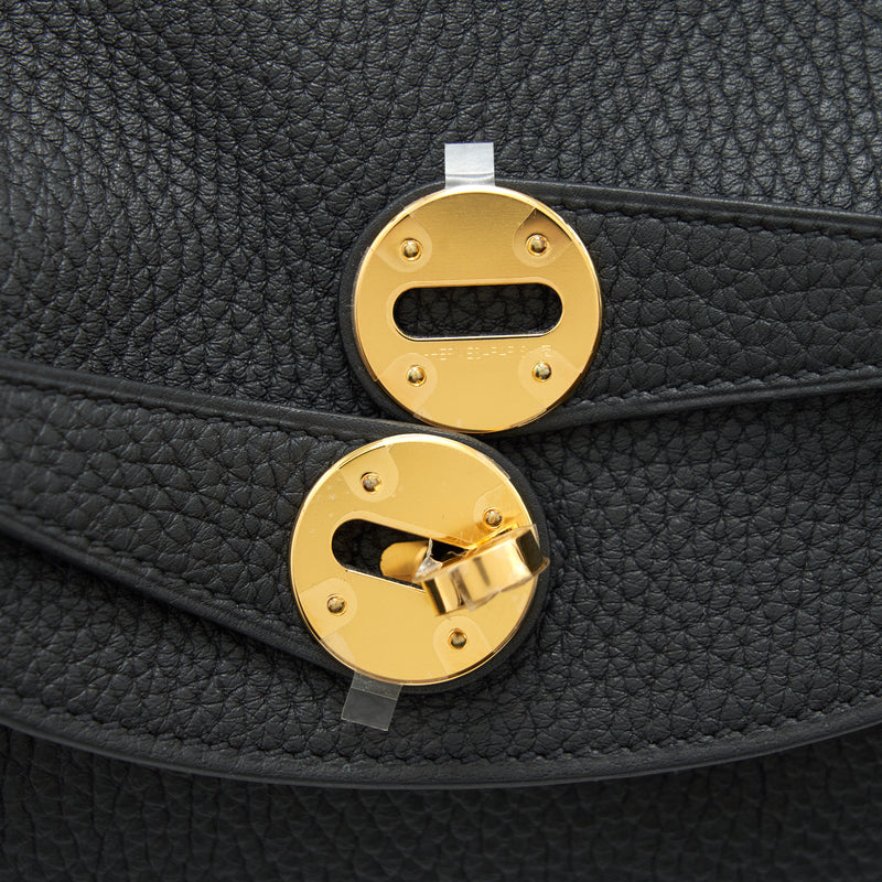 Hermes Lindy 26 Clemence Black GHW Stamp Z