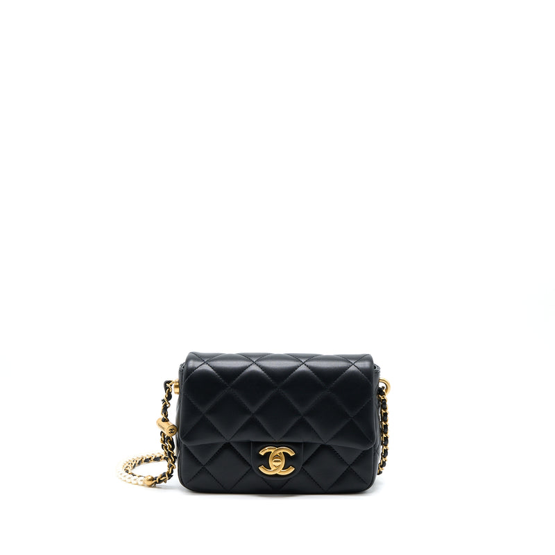 Chanel My Perfect Mini Flap Bag Black GHW (Microchip)