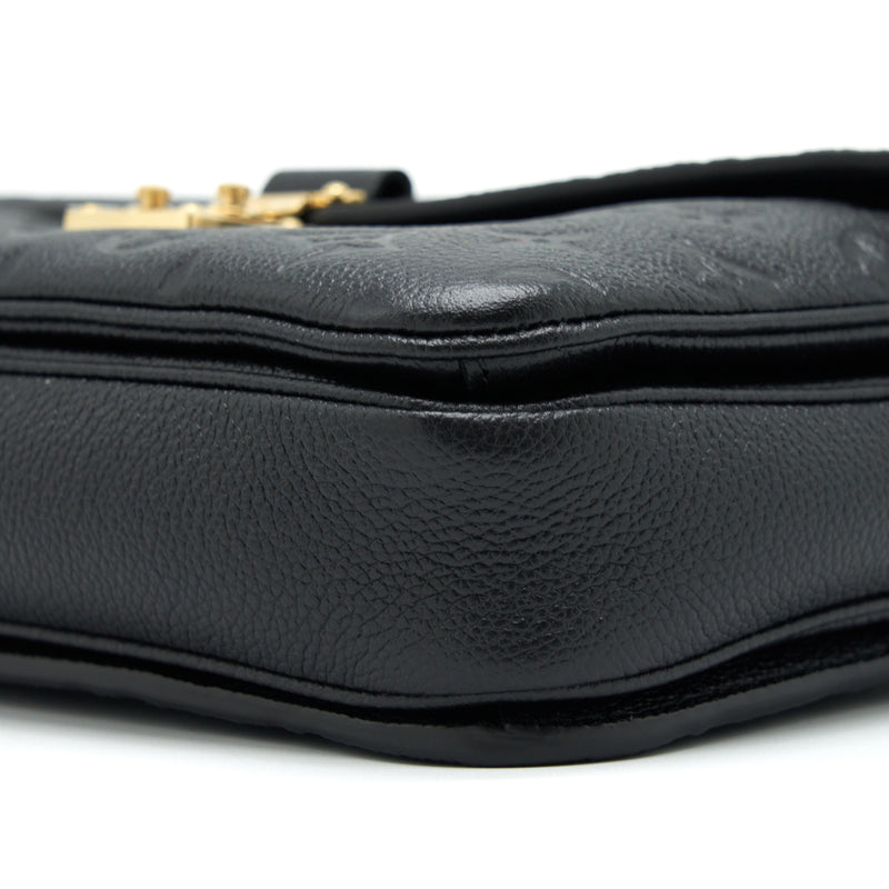 Louis Vuitton Pochette Métis Monogram Empreinte Black GHW