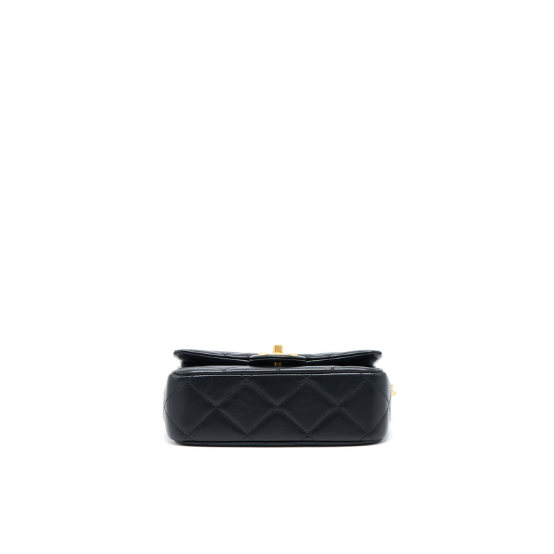 Chanel My Perfect Mini Flap Bag Black GHW (Microchip)