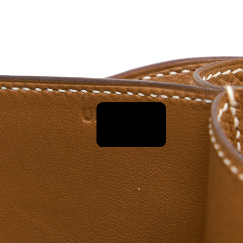 Hermes Constance Mini Epsom Gold GHW Stamp U (New Version)