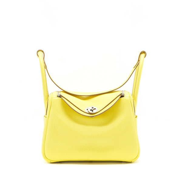 Hermes Lindy 26 Lime SHW Stamp Y