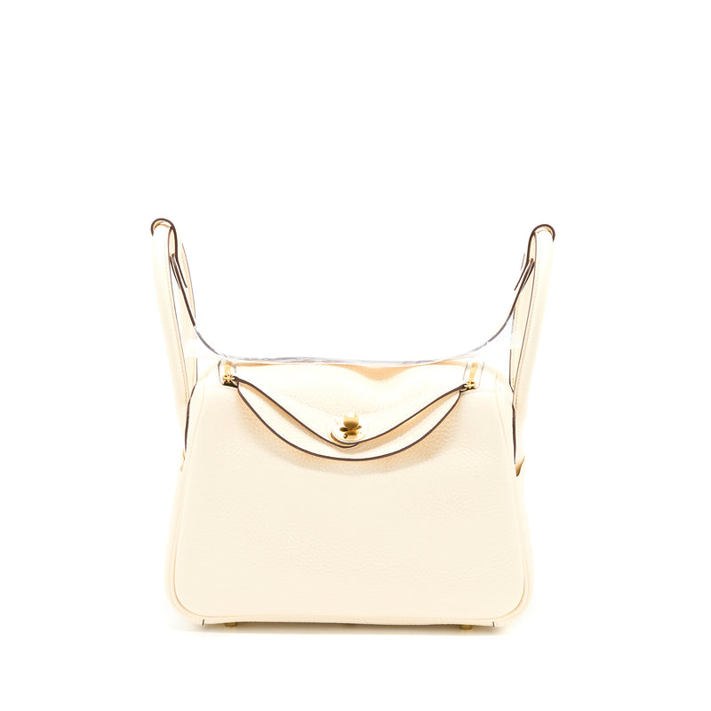 Hermes Lindy bag 26 Nata Clemence leather Gold hardware