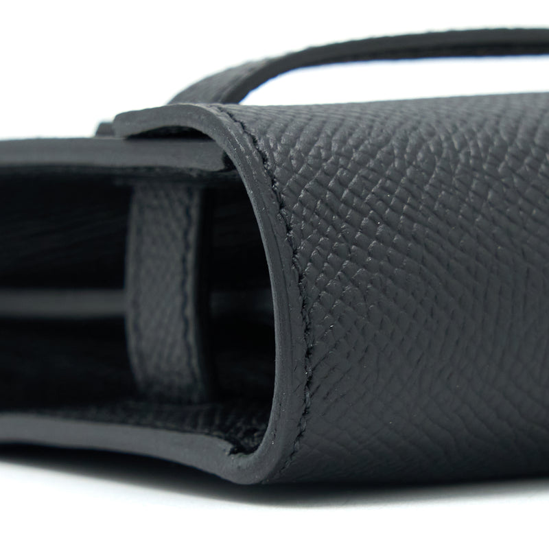 Hermes Kelly To Go Epsom Black GHW Stamp U