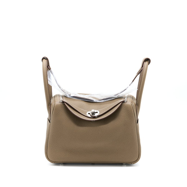 Hermes Lindy 26 Clemence Etoupe SHW Stamp U