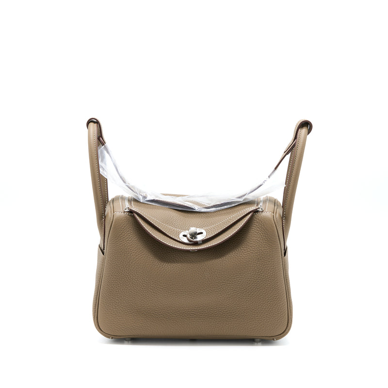 Hermes Lindy 26 Clemence Etoupe SHW Stamp U