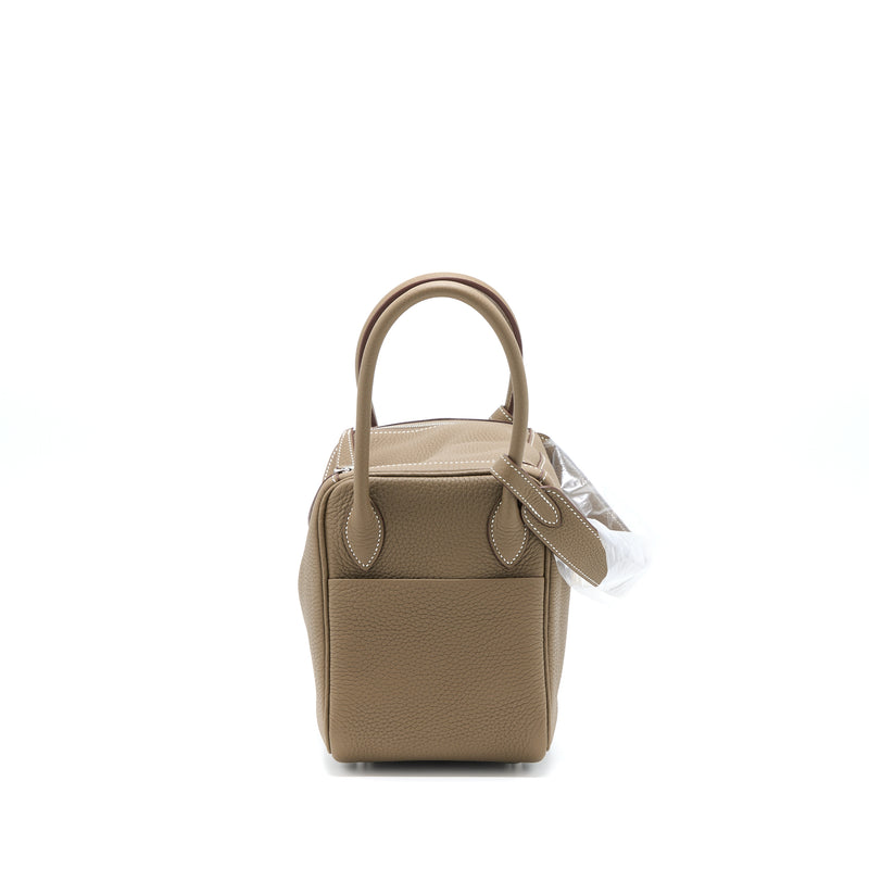 Hermes Lindy 26 Clemence Etoupe SHW Stamp U