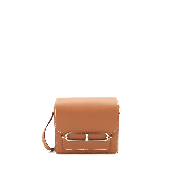 Hermes mini Roulis Evercolor Gold SHW Stamp Z