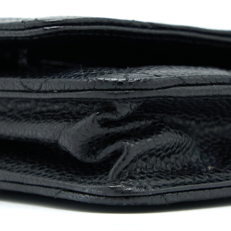 Chanel Classic Wallet on Chain Caviar Black SHW