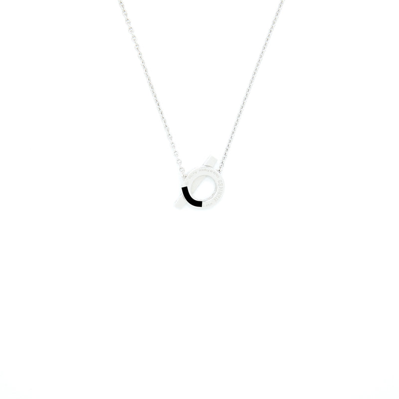 Hermes Finesse Necklace White Gold With Diamonds