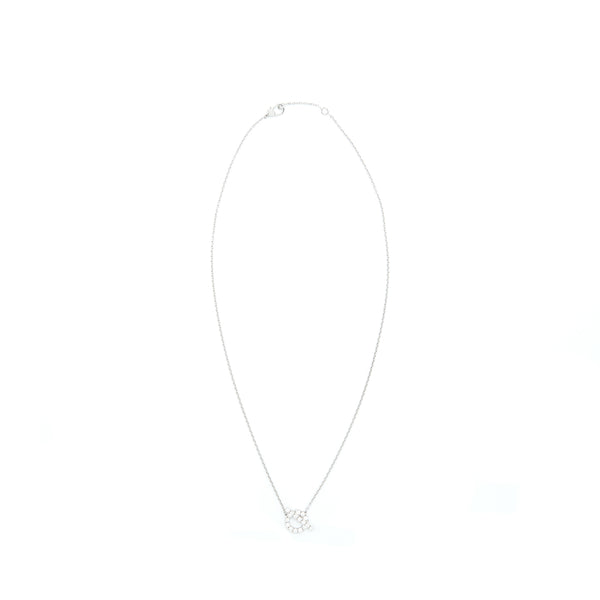 Hermes Finesse Necklace White Gold With Diamonds