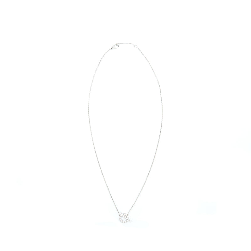 Hermes Finesse Necklace White Gold With Diamonds