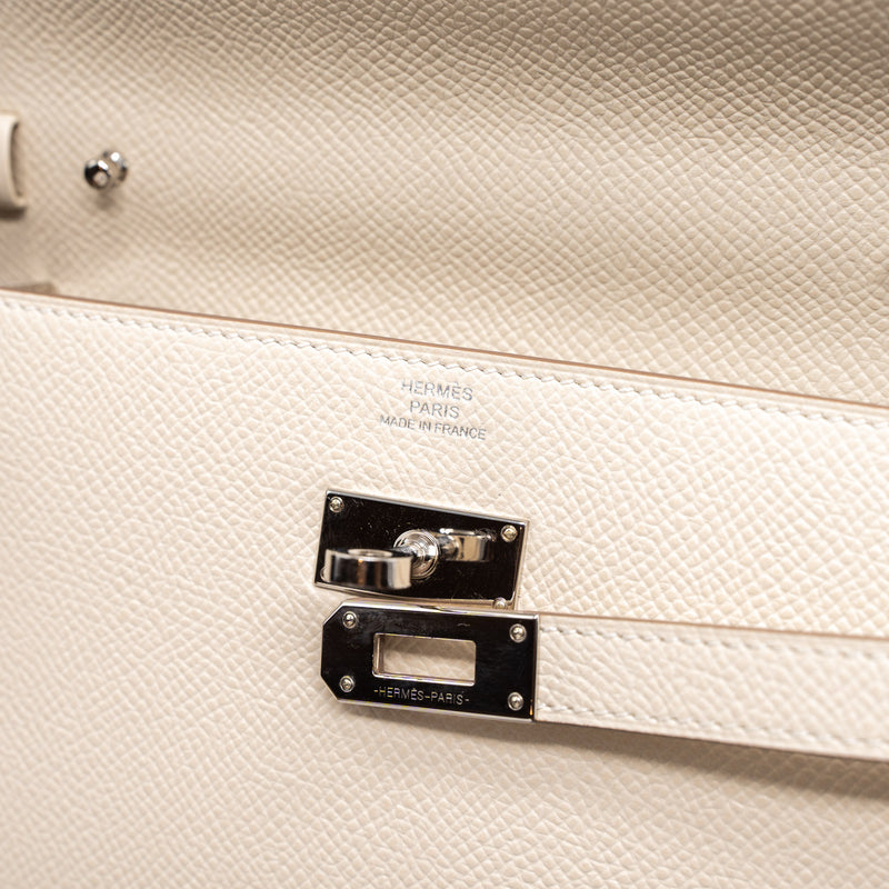 Hermes Kelly To Go Epsom Craie SHW Stamp Z