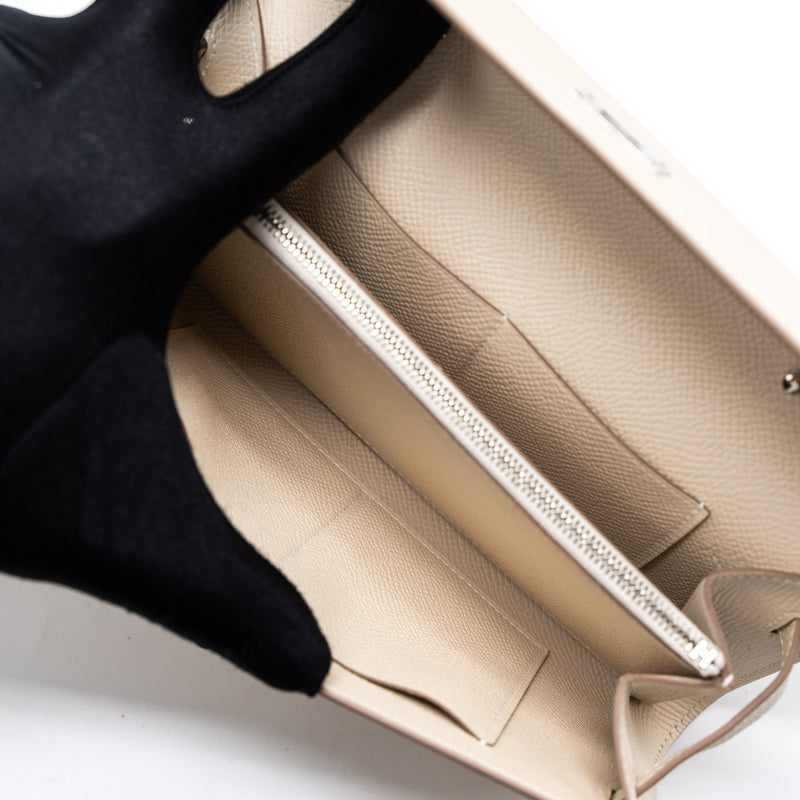 Hermes Kelly To Go Epsom Craie SHW Stamp Z