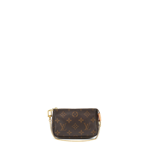 Louis Vuitton Mini Pochette Accessories Monogram Canvas GHW