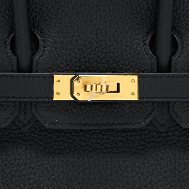 Hermes Birkin 25 Togo Black GHW Stamp Y