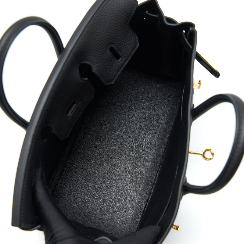 Hermes Birkin 25 Togo Black GHW Stamp Y