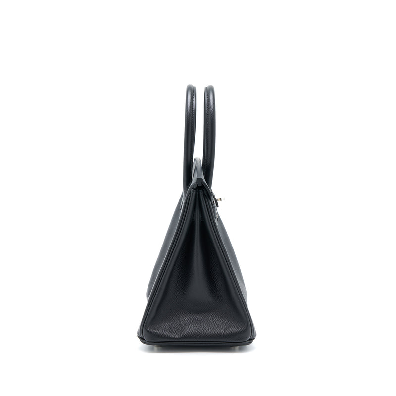 Hermes Birkin 30 Retourne Epsom Black SHW Stamp C