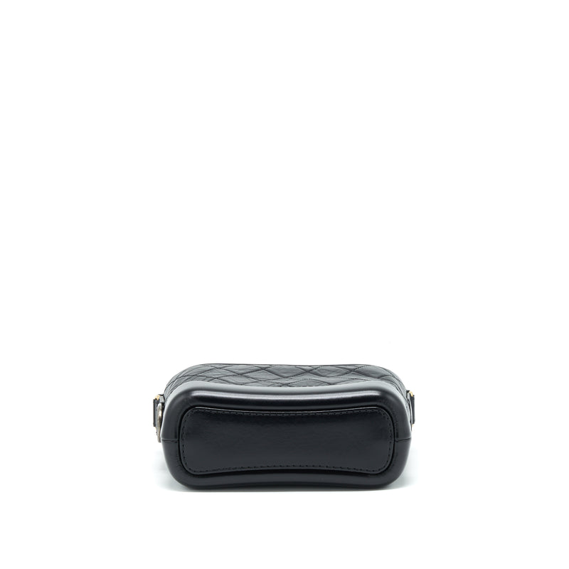 Chanel Small Gabrielle Hobo Bag Calfskin Black With Multicolour Hardware