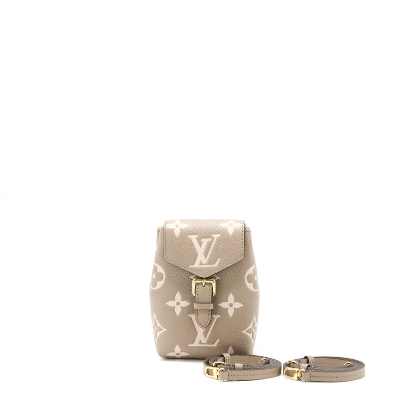 louis vuitton backpack beige Louis Vuitton Tiny Backpack Monogram Empreinte Tourterelle Beige/ Crea